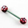 Silver Earring Stone E186 Clear