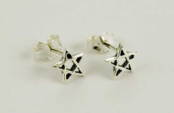 Earring Pentagram Cut