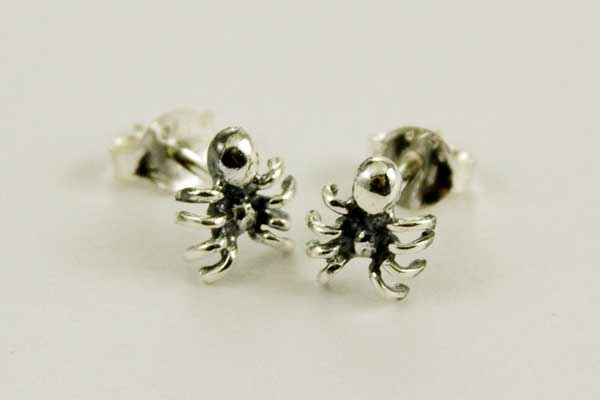 Earring Silver Spider 5.5mm