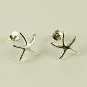 Earring Silver Stud Starfish