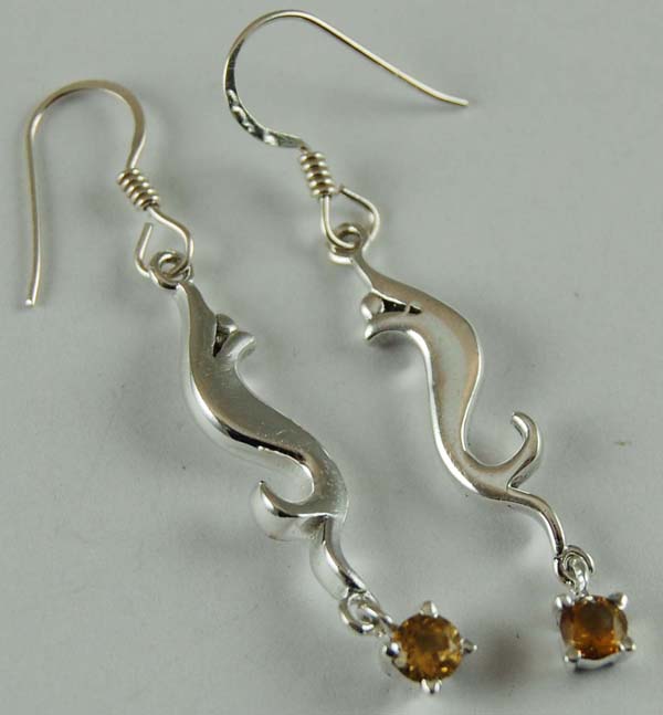 Earring Citrine