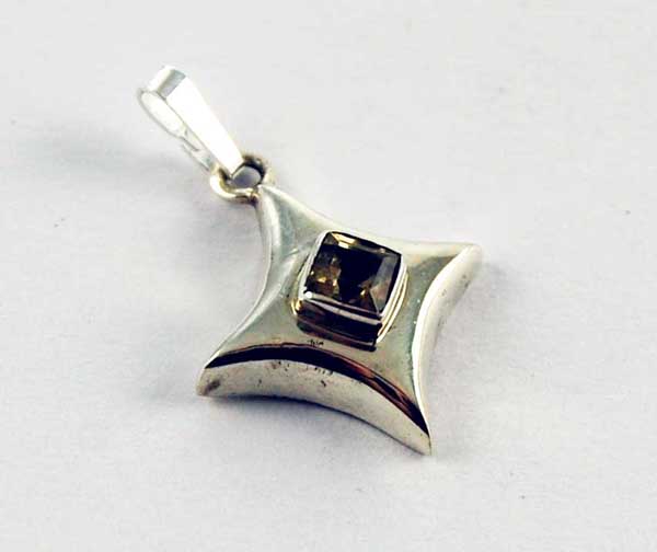 Pendant Silver Stone Citrine