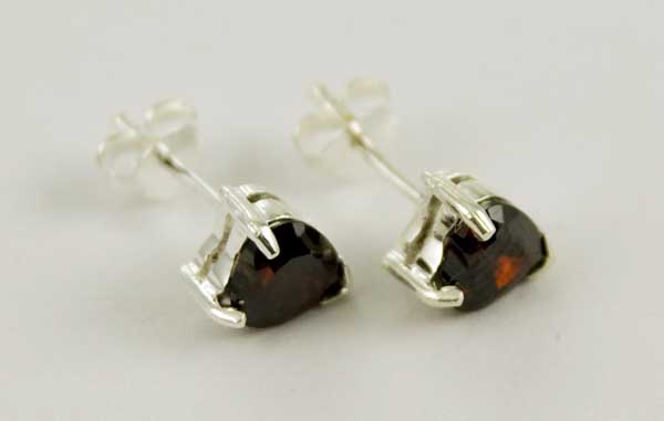 Earring Silver Stud Heart