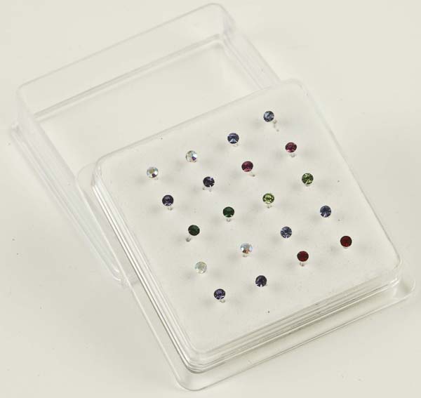 Nose Stud Silver 20pcs 2.5mm