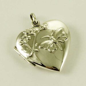Pendant Silver Locket Heart
