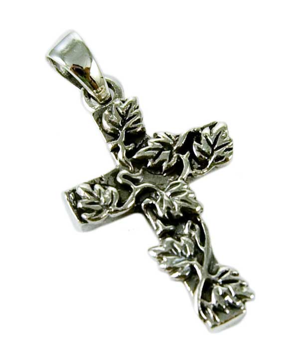 Silver Pendant Cross L3.5cm