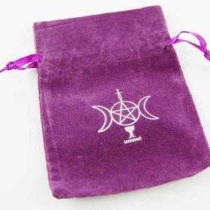 Pouch Purple Wicca 10x7.5cm 5pcs