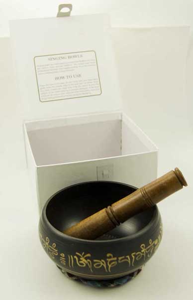 Singing Bowl Black 14cm