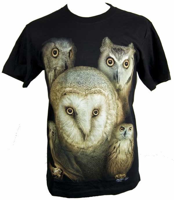 T-Shirt XXXL Owls