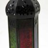 Lantern Tall Coloured Glass