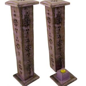 Incense Holder Tower Purple