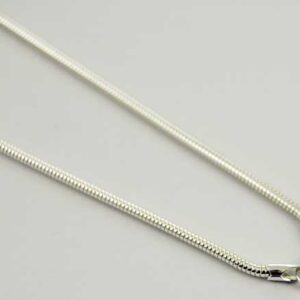 Silver Chain Snake 18 Inch