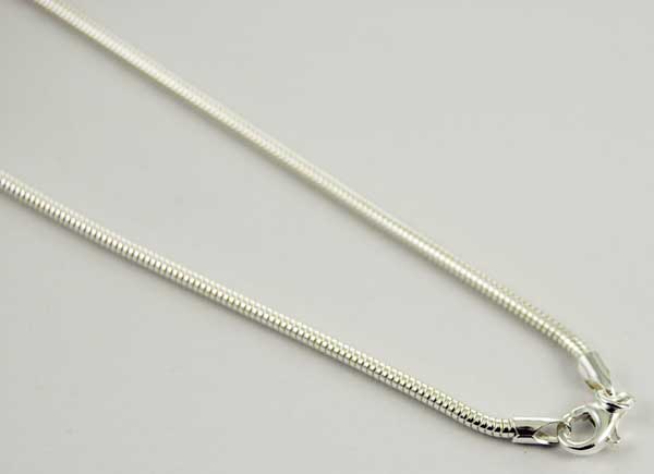 Silver Chain Snake 20 Inch